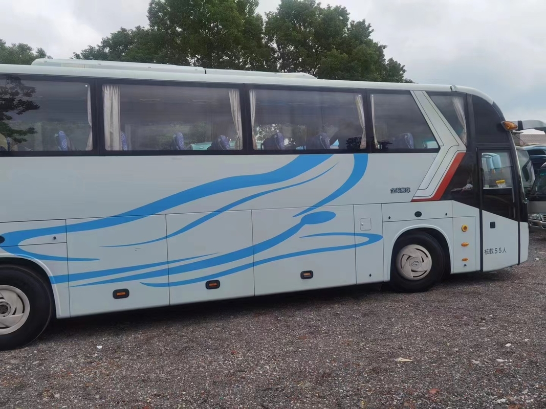 Les sièges utilisés du bus touristique 55 donnent des leçons particulières à Bus Kinglong XMQ6128 avec l'autobus de luxe de voyage de moteur diesel