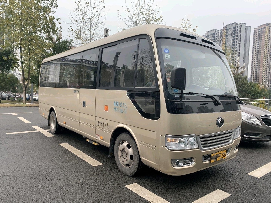 Occasion 17 Seater de l'essence 2018 de transmission automatique de Yutong T7 17seats d'autobus de moteur diesel