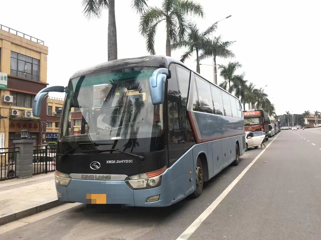 Autobus de climatiseur d'autobus de main de Second Hand Bus 52 Seater Kinglong XMQ6129 2ème d'entraîneur à vendre