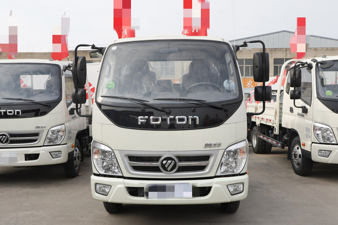 Camions utilisés du camion à benne basculante de lumière de la décharge 132hp de camion nouveaux Tipper Tipping Left Hand Drive Foton 4x2