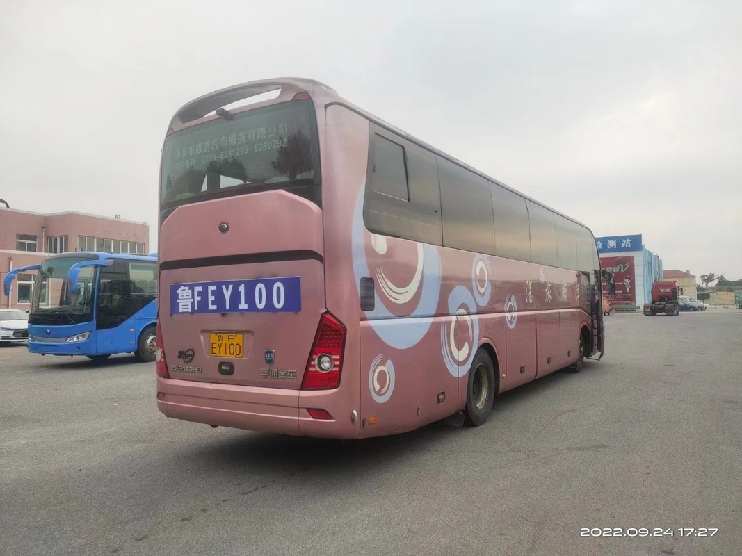 Autobus utilisé d'occasion de Yutong ZK6122 d'autocars diesel de ville de 2016 sièges de l'an 55