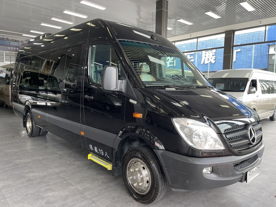 Autobus de luxe utilisés Benz Commercial Mini Bus 19 sièges Front Engine Daimler Engine EURO V