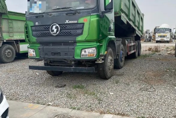 Camion à benne basculante commercial utilisé d'occasion SHACMAN De LONG X3000 de moteur des camions 8×4 430hp Weichai