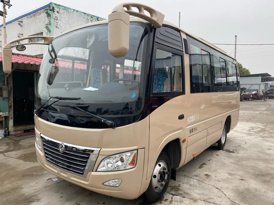 2ème autobus de main glissant le climatiseur Uesd Dongfeng Mini Bus DFA6600 de sièges du moteur 19 de Windows Yuchai