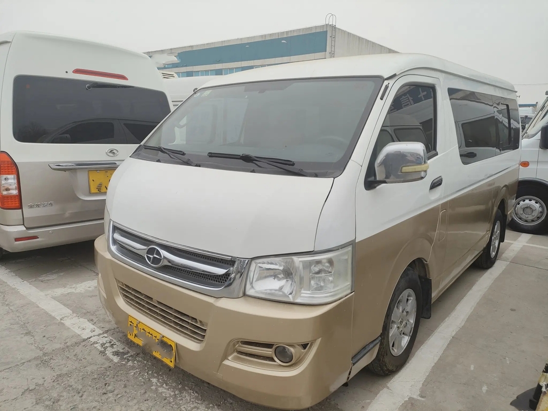 12 autobus utilisé HKL6602 Front Engine d'occasion de Dama de Jiulong de minibus de Seater 12 sièges LHD