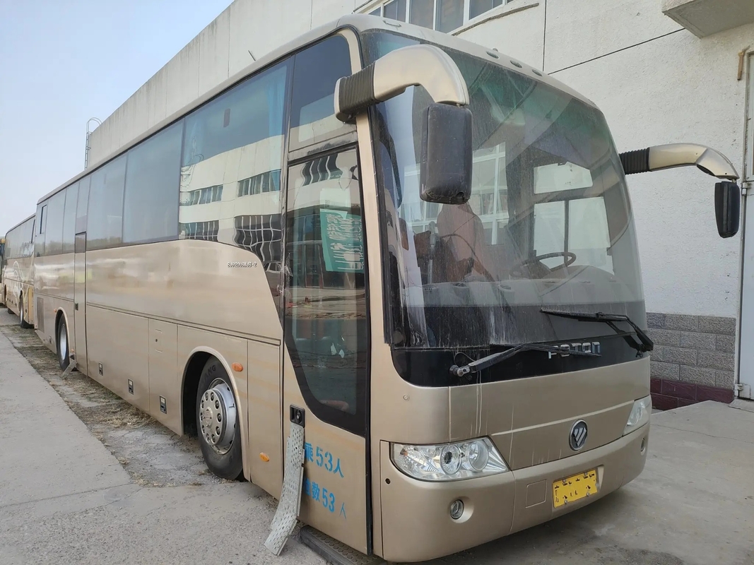 Occasion commerciale utilisée Foton BJ6120 du moteur 330hp de Yuchai de sièges des portes à deux battants 53 d'autobus