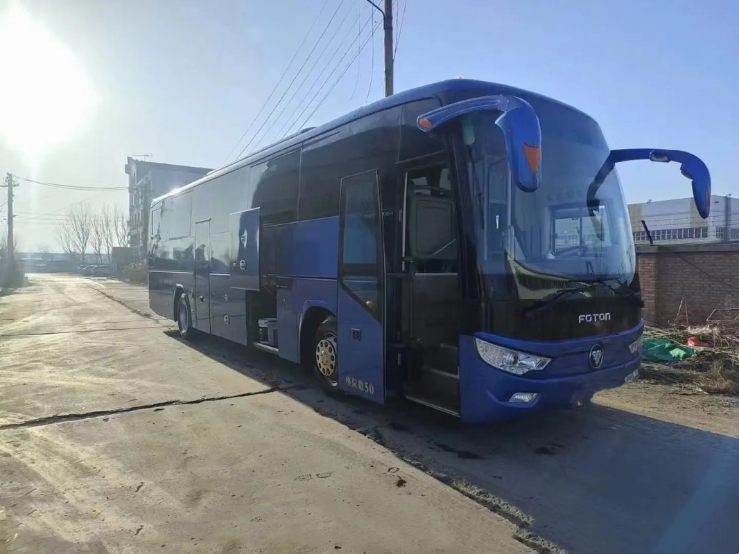 Moteur de Weichai d'autobus de touristes d'occasion portes à deux battants de 12 mètres 50 sièges Foton utilisé par C.A. BJ6122