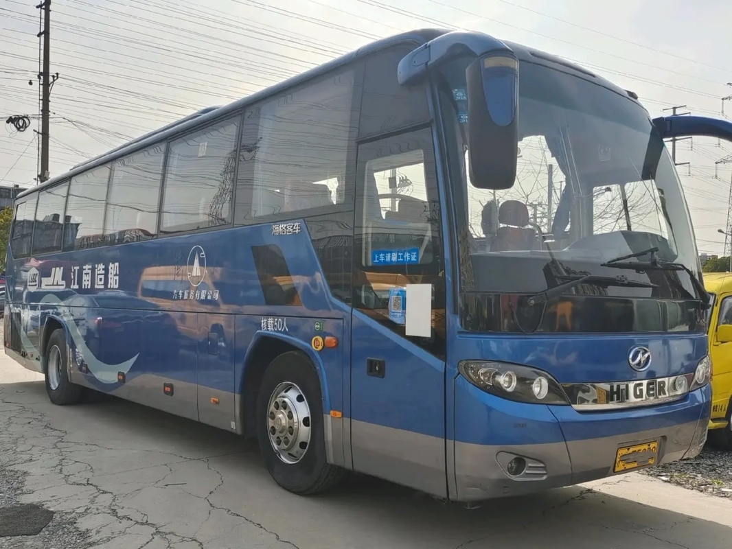 Main simple utilisée un plus haut KLQ6115 de la porte LHD/RHD 2ème de compartiment de bagage de sièges du moteur 50 de Weichai d'autobus de MCI