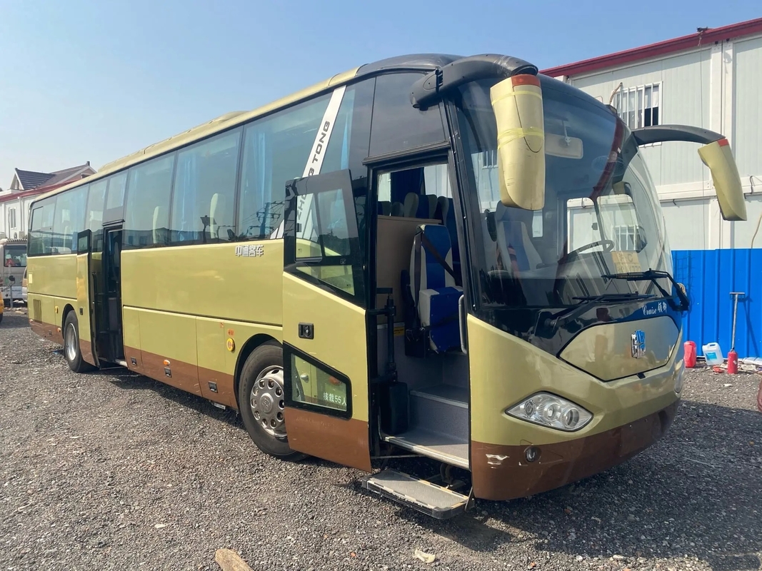 L'entraîneur Second Hand 55 portes à deux battants de moteur des sièges 330hp Wechai scellant la fenêtre a utilisé l'autobus LCK6120 de Zhongtoong