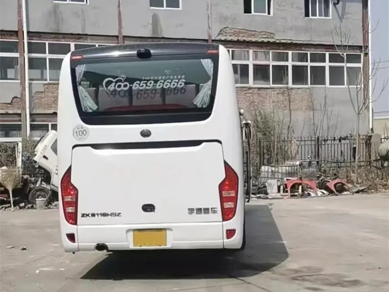 2èmes sièges du car 48 de main 11 mètres de porte moyenne de passager du moteur 280hp de ressort lame d'autobus arrière ZK6116 d'Uesd Yutong