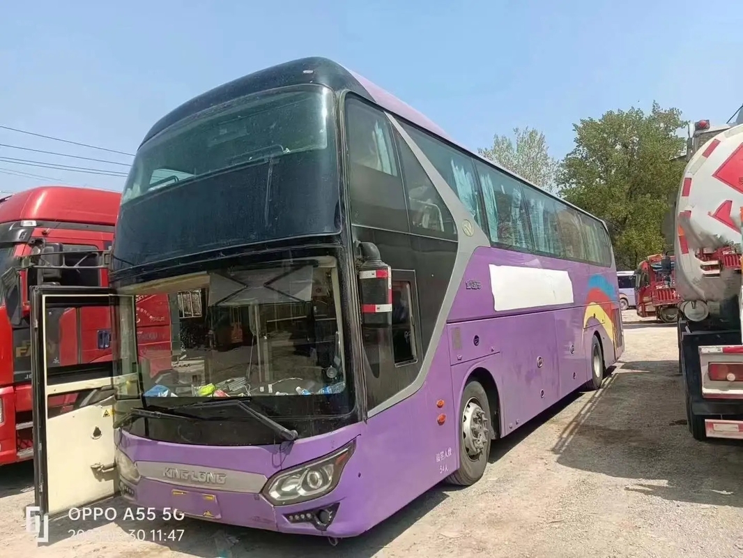 Porte simple utilisée Kinglong XMQ6119 de climatiseur de sièges de la suspension 54 d'airbag de moteur de Weichai de bus touristique