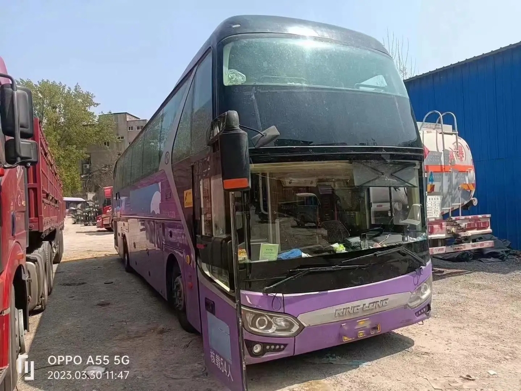Porte simple utilisée Kinglong XMQ6119 de climatiseur de sièges de la suspension 54 d'airbag de moteur de Weichai de bus touristique