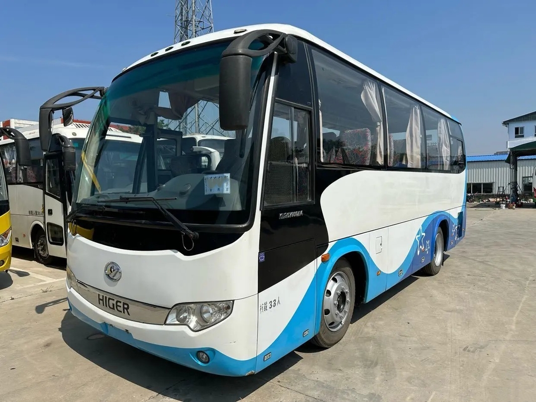 Main utilisée de transmission manuelle de sièges de la suspension 33 d'airbag de moteur de Yuchai d'autobus de transit 2ème un plus haut KLQ6796 avec l'a/c