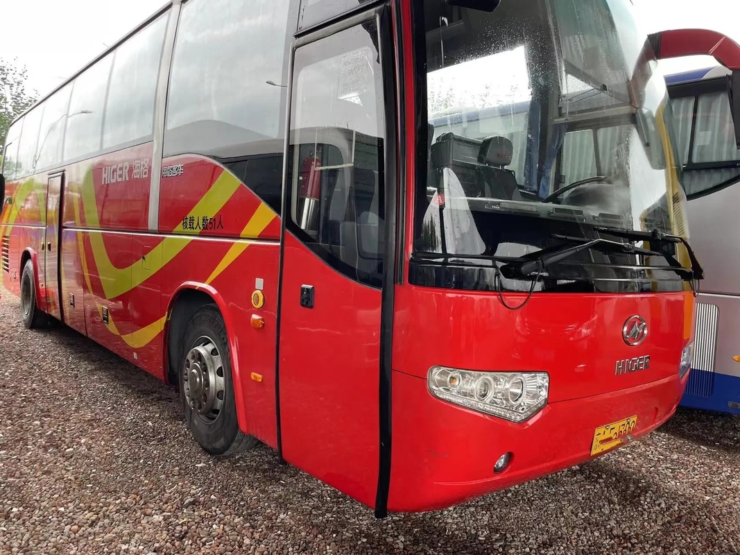 la couleur rouge des 2èmes de main de car sièges de Middle Passenger Door 51 10,5 mètres de moteur de Yuchai a utilisé un plus haut autobus KLQ6109