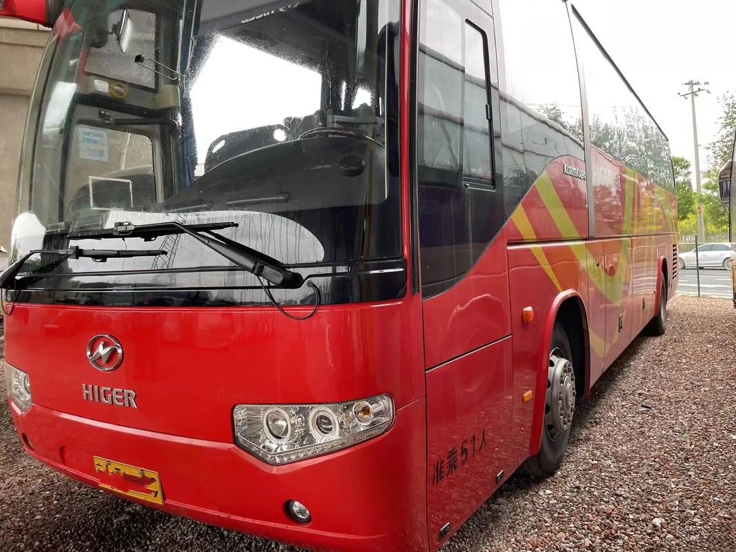 la couleur rouge des 2èmes de main de car sièges de Middle Passenger Door 51 10,5 mètres de moteur de Yuchai a utilisé un plus haut autobus KLQ6109