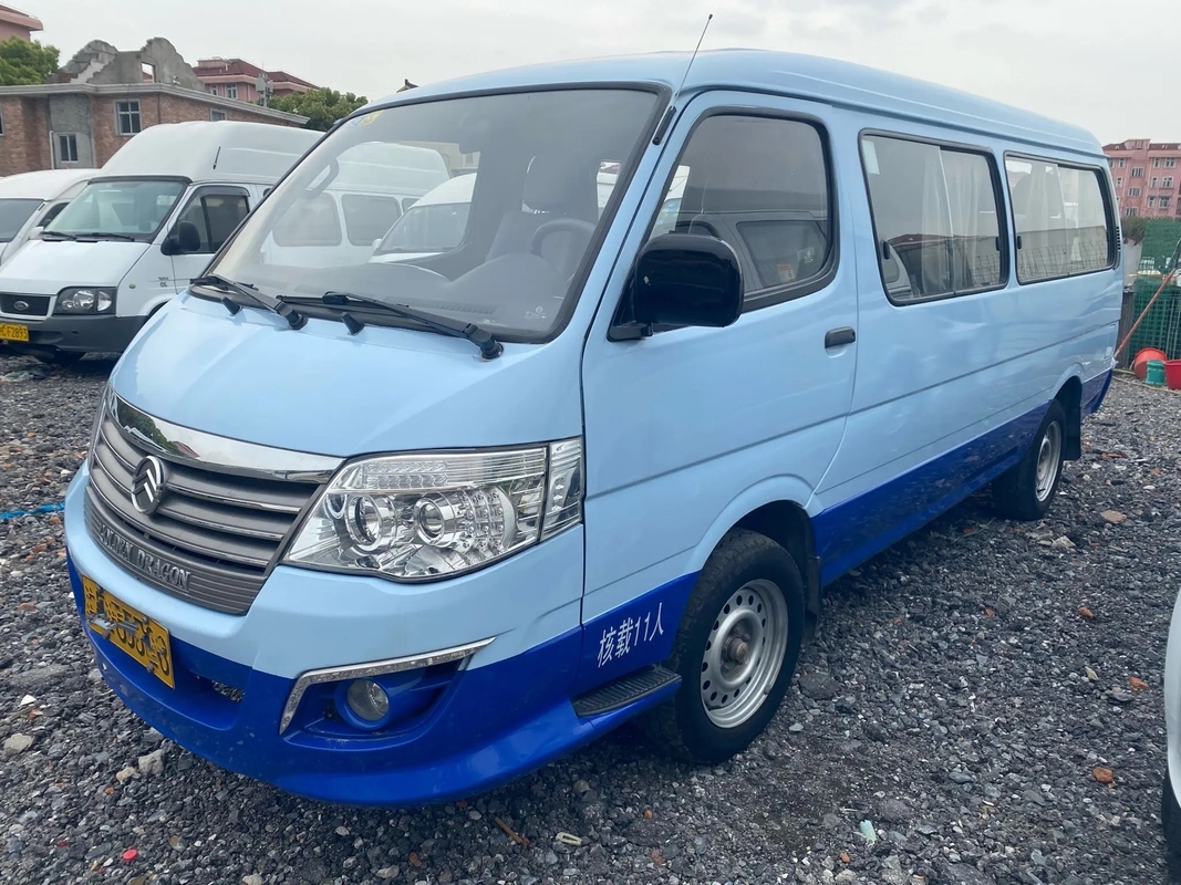 Moteur à essence d'or LHD de Dragon Hiace XML6532 de la couleur 11 de sièges blancs et bleus de minibus utilisé de 12 Seater