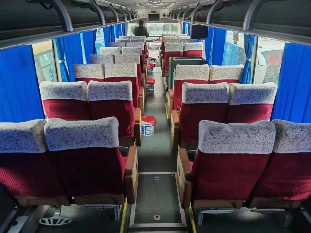 le 2ème autobus de main deux morceaux de Front Windshield 39 mètres USD longs Yutong du moteur 12 de Weichai de sièges transportent ZK 6122
