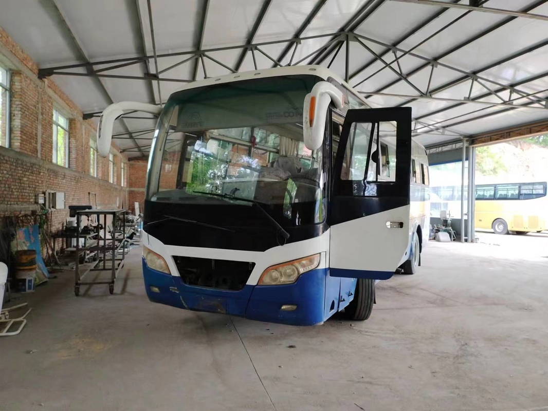 La navette utilisée Front Engine 41 pose minibus ZK6892D de Yutong de ressort lame de climatiseur de fenêtre de glissement le 2ème