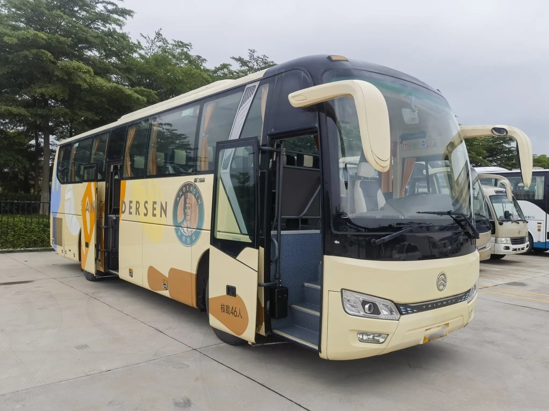 Compartiment de bagage de luxe utilisé de sièges de la transmission manuelle 46 d'autobus dragon d'or XML6102 de 2018 ans a/c