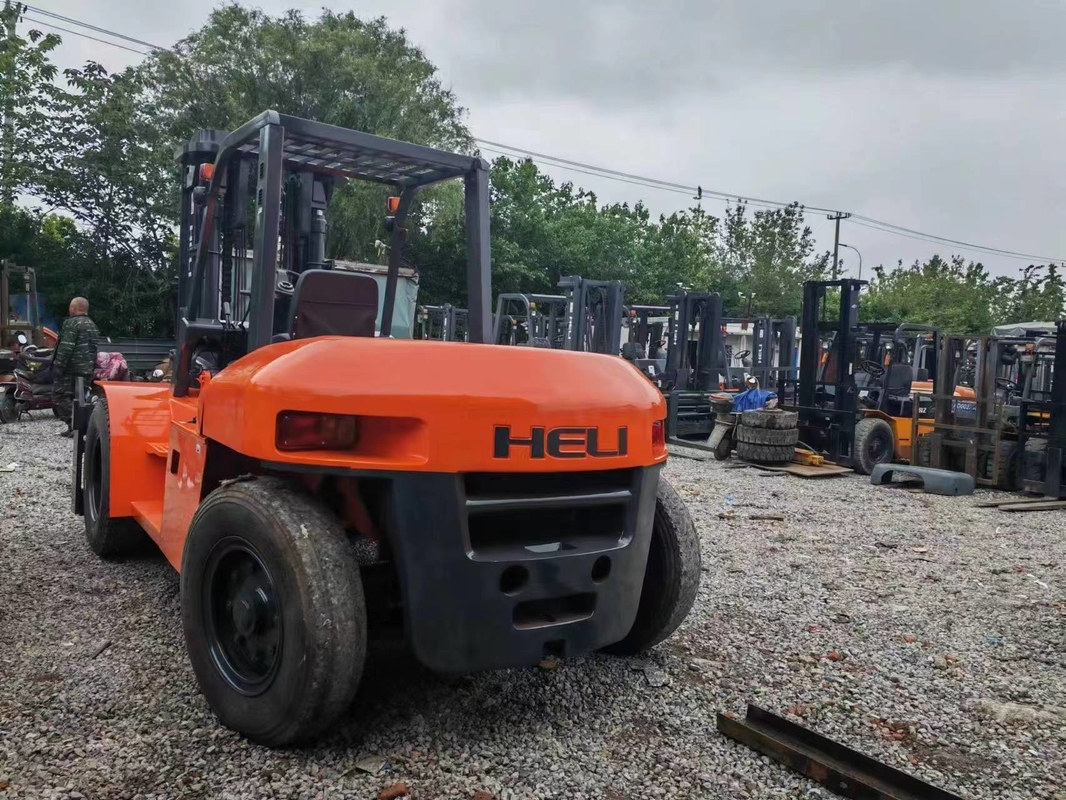 le 2ème camion de main 12 a évalué la dimension de levage de HELI Forklift Truck utilisée par capacité 5.7*2.4*3.2m