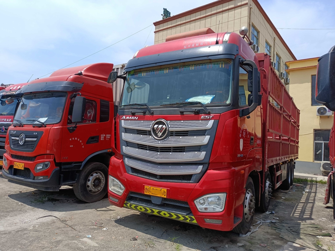 2ème camion de main 12 mètres du moteur diesel 8×4 d'entraînement de mode de lecteur long de main gauche barrière Truck de Foton de 2020 ans