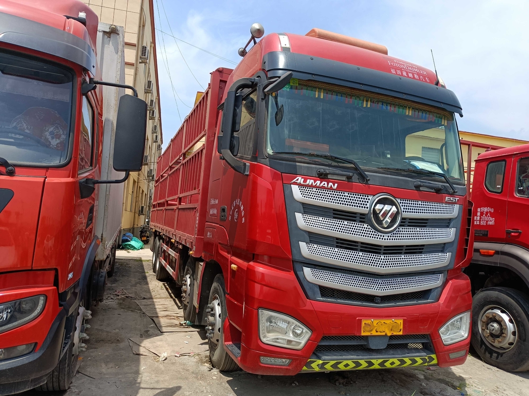 2ème camion de main 12 mètres du moteur diesel 8×4 d'entraînement de mode de lecteur long de main gauche barrière Truck de Foton de 2020 ans