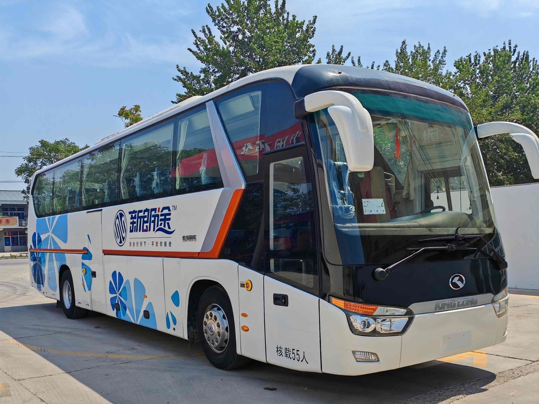 Utilisé King Long Coaches XMQ6129 Airbag Suspension 2016 Année 55 Sièges 2 Portes Passagers Bagages LHD/RHD