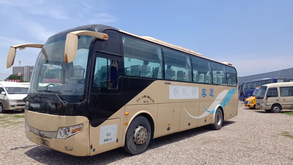 Climatiseur utilisé de sièges de la couleur 51 de rose d'autobus de voyage 11 mètres de grande de bagage main Yutong ZK6110 de compartiment 2ème