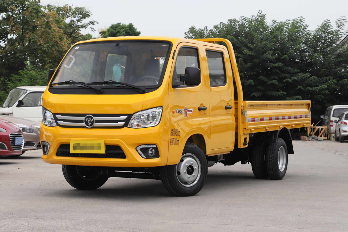 Camions d'occasion de petite taille à double cabine de 2 tonnes chargement 2018 modèle Foton M2 camion