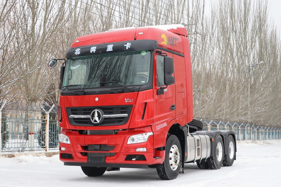 6*4 Drive Modèle camion d'occasion remorques Beiben Tête de tracteur 560 ch Amt 10 roues