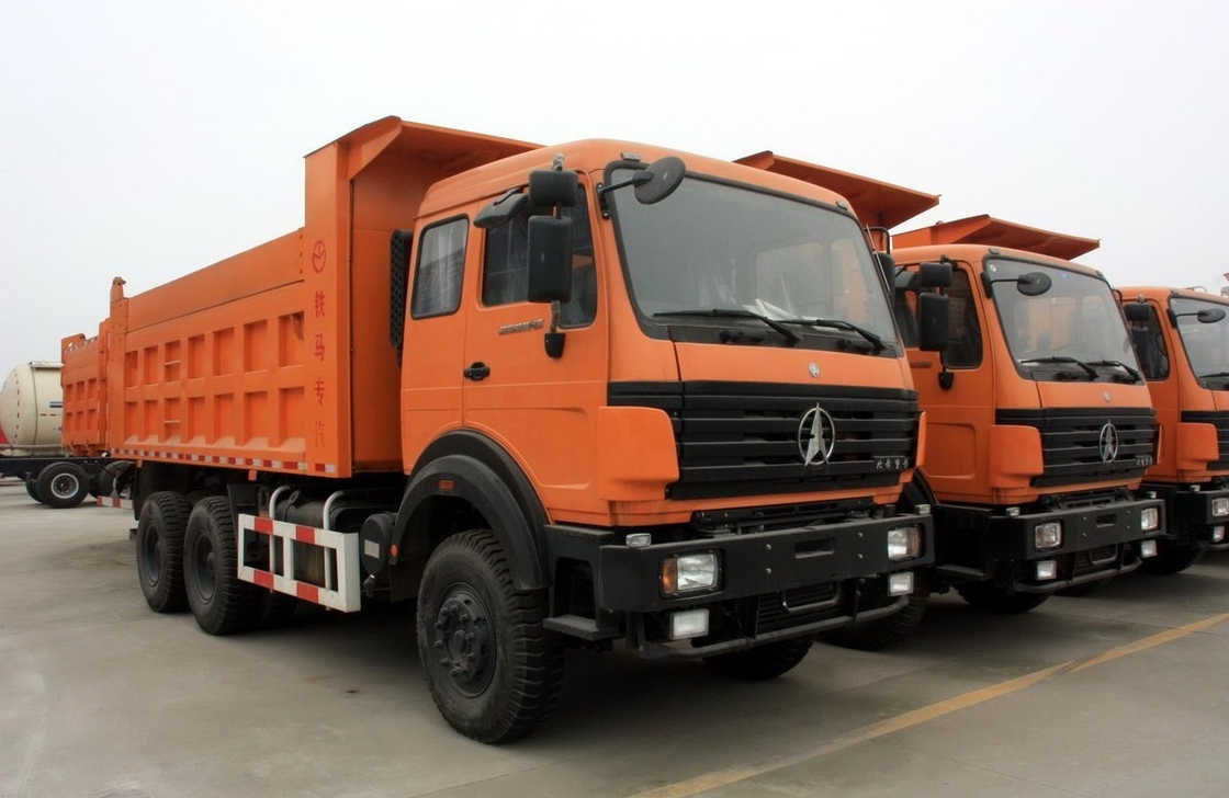 Beiben 6x4 à bascule camion-décharge Euro 3 Weichai Moteur 290 HP Utilisation minière