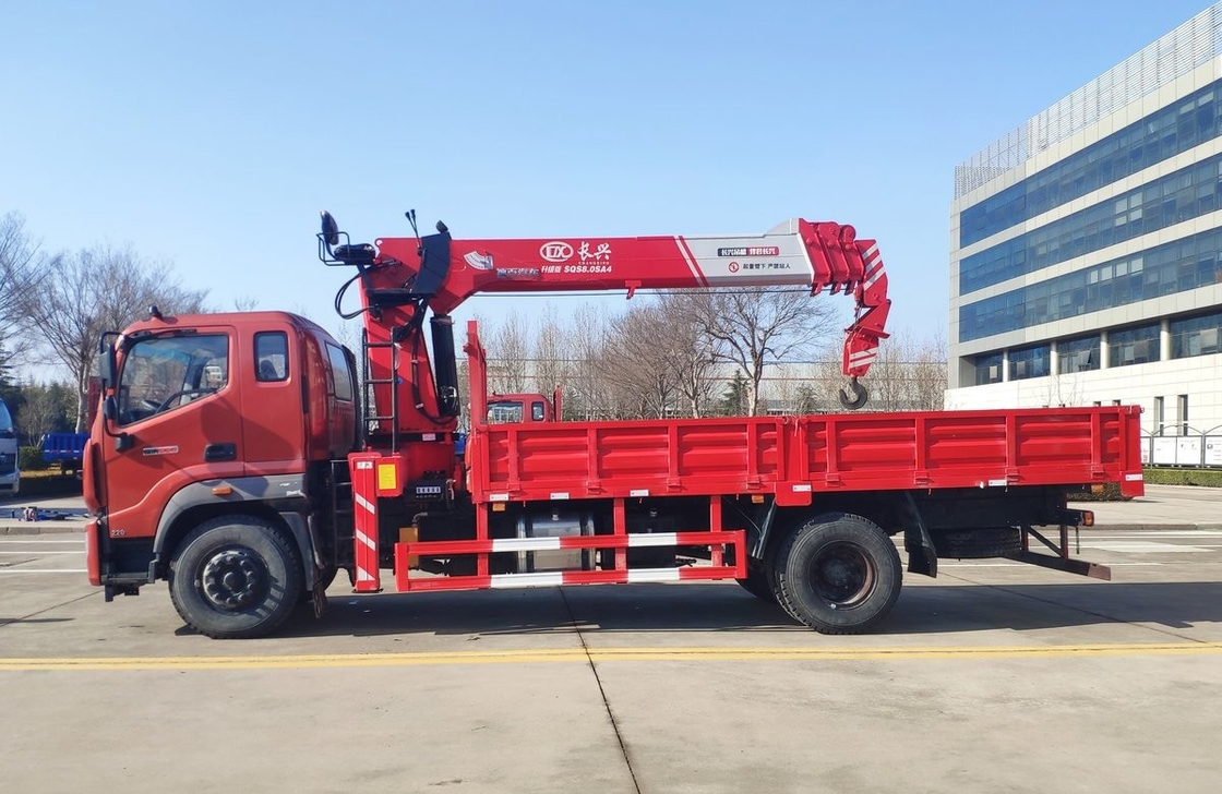 Foton Truck monté grue 4*2 mode de conduite 9 tonnes cabine unique 220hp conduite à gauche