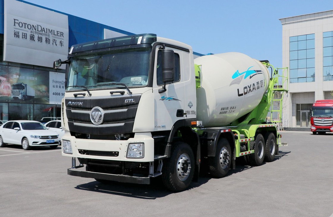 Camions béton 7,7 cubic double déff Foton GTL 8*4 mélangeur Camion LOXA Cisterne Nouveau
