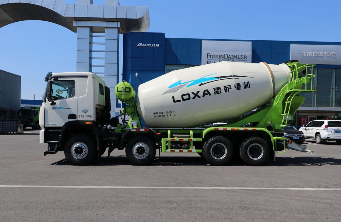 Camions béton 7,7 cubic double déff Foton GTL 8*4 mélangeur Camion LOXA Cisterne Nouveau
