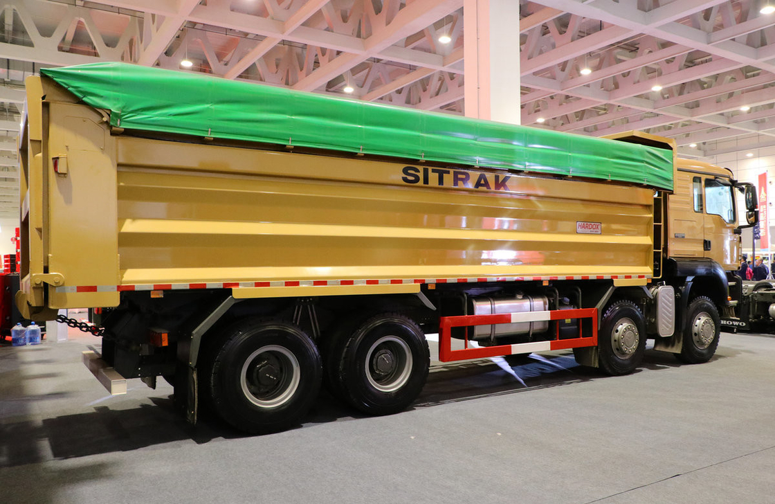 Nouveau camion chinois SITRAK C7H Débris de construction urbaine 8*4 camion de décharge 440 ch