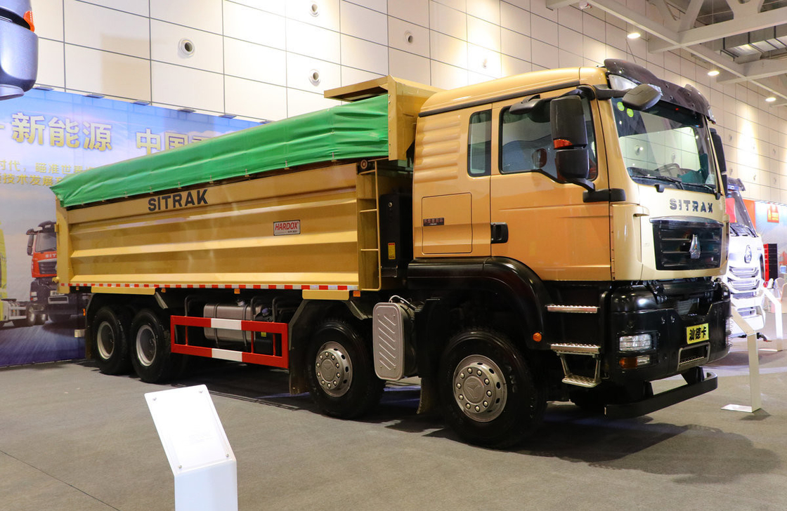 Nouveau camion chinois SITRAK C7H Débris de construction urbaine 8*4 camion de décharge 440 ch