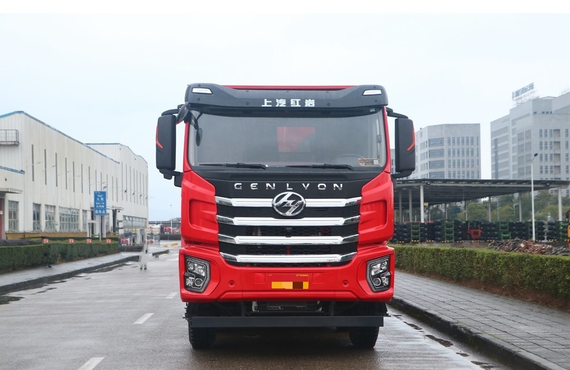 Hongyan 560hp C6 Chargement 20 tonnes 12 pneus utilisés camion à dériveur 8×4 LHD/RHD