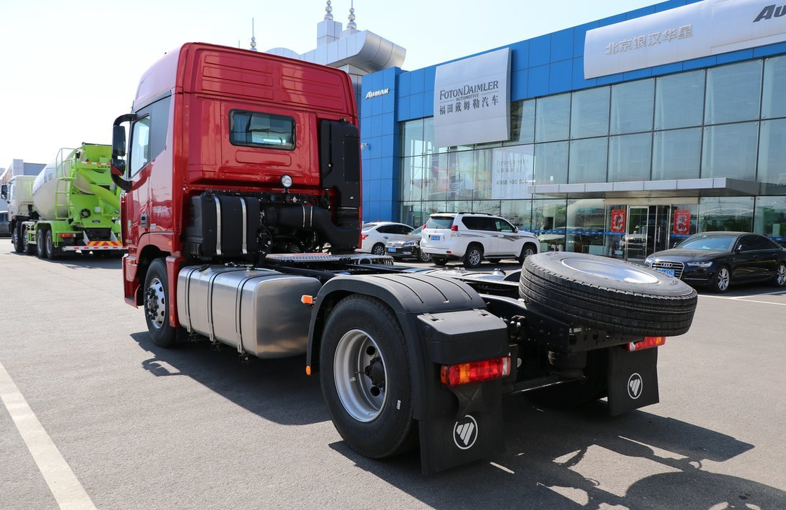 Foton Tractor Truck EST ZF Boîte de vitesses feuille printemps 4*2 Mode de direction 490 ch Moteur Cummins Euro 6