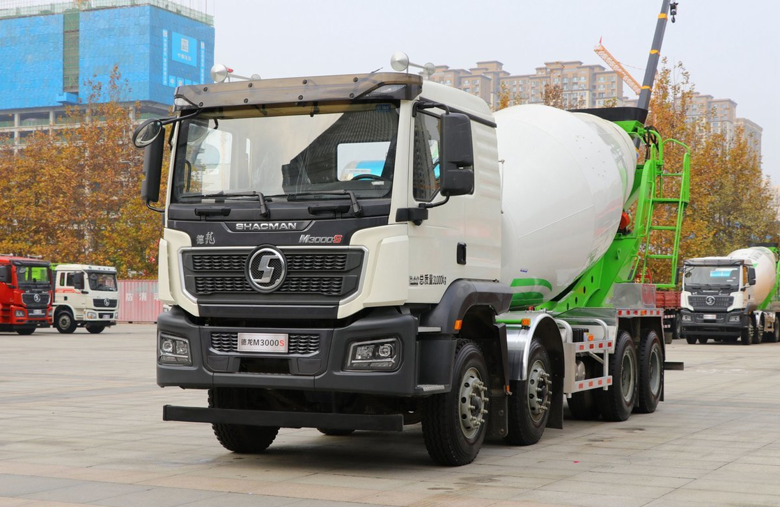 Mélangeurs de béton avec camion Shacman M3000 Modèle 12 roues 7.5 cubic Tanker Single Sleeper