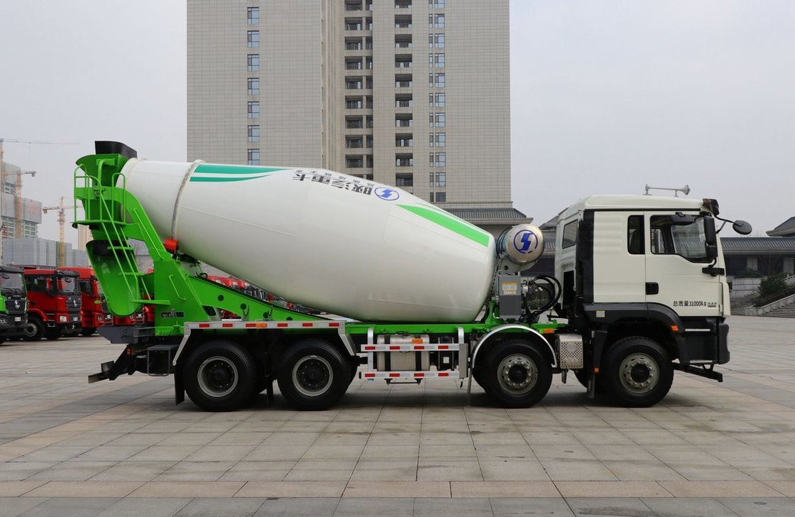 Mélangeurs de béton avec camion Shacman M3000 Modèle 12 roues 7.5 cubic Tanker Single Sleeper