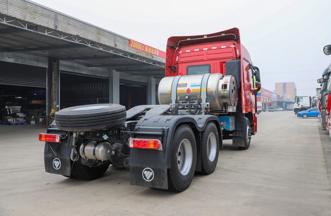 Camions tracteurs utilisés 6*4 Foton GTL Cheval tête GNL moteur Cummins 500hp boîte de vitesses rapide