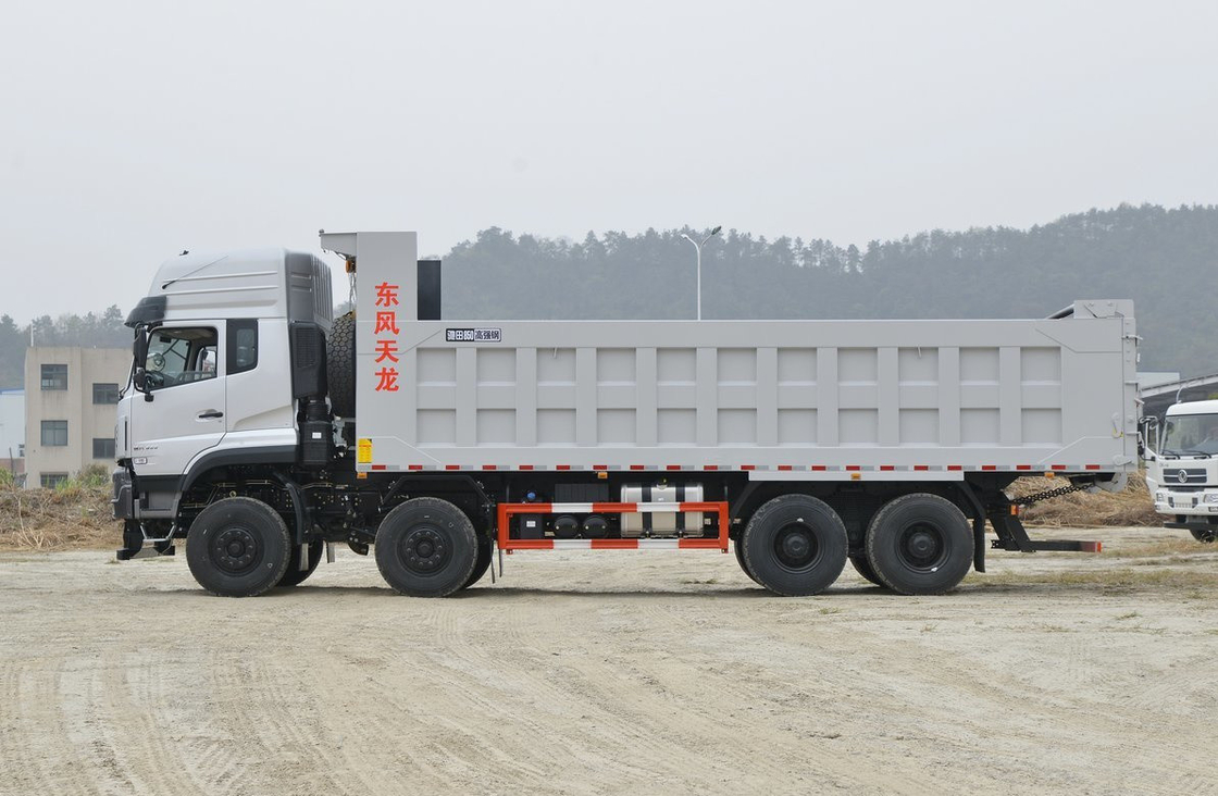 Vente de remorque pour camions à ordures Dongfeng 8x4 à bascule 600 ch moteur Cummins 6 cylindres manuel