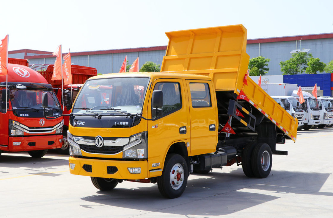 Vente de camions mini-déchargeurs à émission Euro 5 de marque chinoise, double cabine 4*2 mode de conduite
