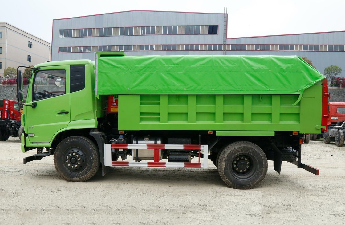 Camions de décharge utilisés de petite taille 4*2 Camion de décharge de Dongfeng Tianjin Cabine unique Chargement de 10 tonnes