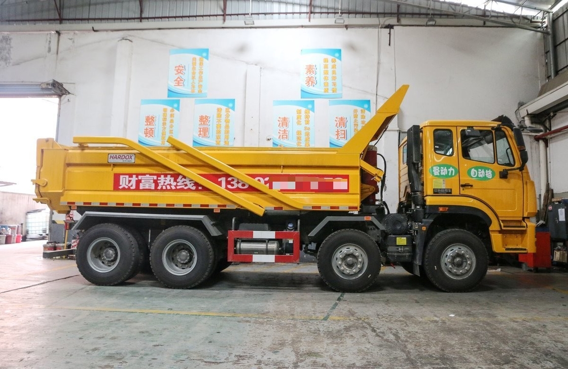 Camion à rouleaux utilisés Sinotruck 8*4 Hohan 350 ch Moteur puissant 12 roues Transport routier