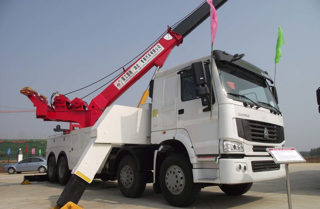 Chariot-remorqueur de la marque chinoise Sinotruck Howo 8*4 Un à un Chariot-remorqueur de 6 à 12 tonnes Émission Euro 3