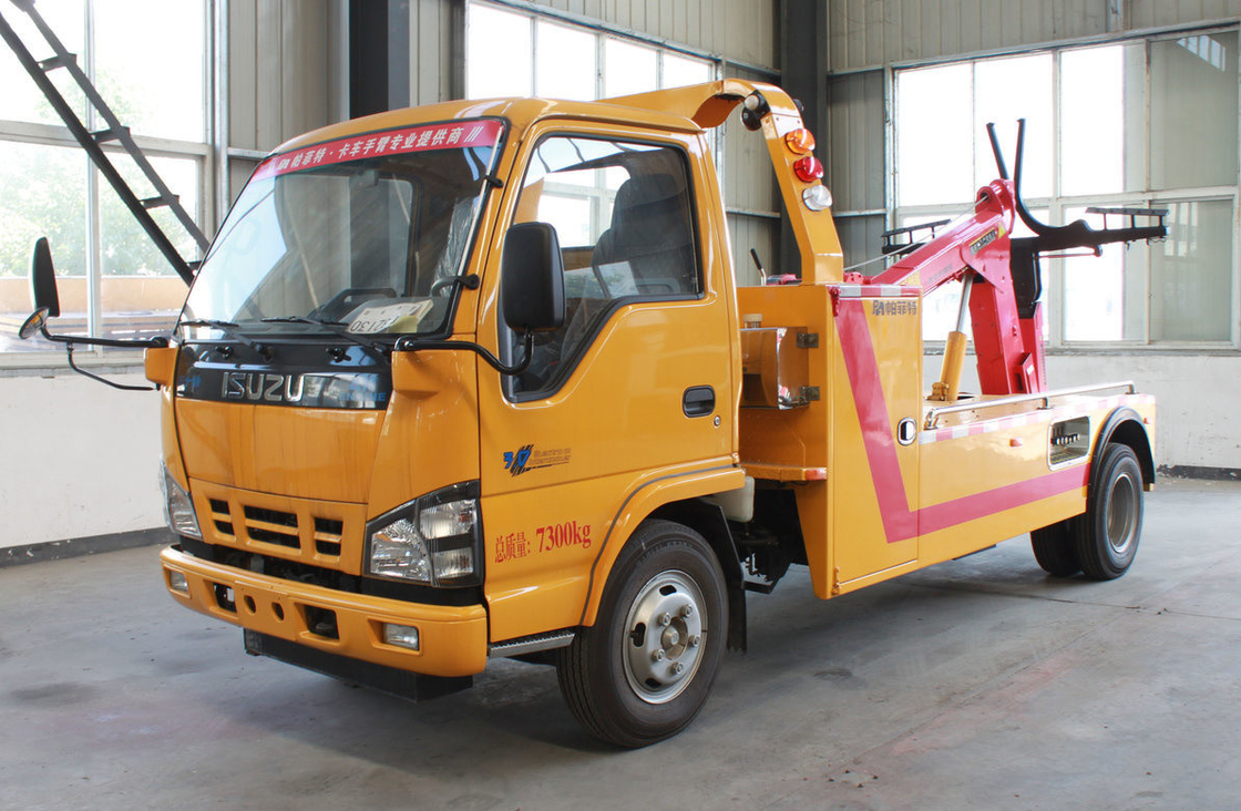C' est une voiture d'occasion, Isuzu 600P, 4x2, 130 chevaux, charge de 3 tonnes, seule cabine.