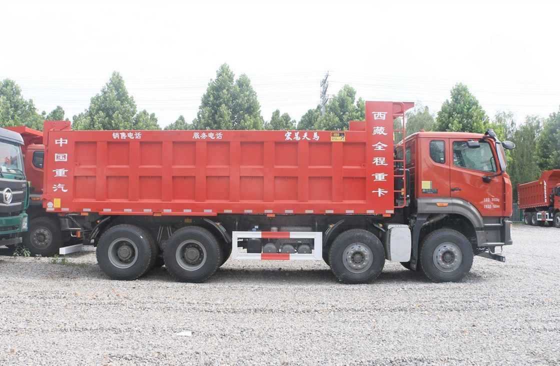 Camion Sino 60t moteur diesel à puissance réduite 440 ch Hohan Tipper 8×4 Transport minier