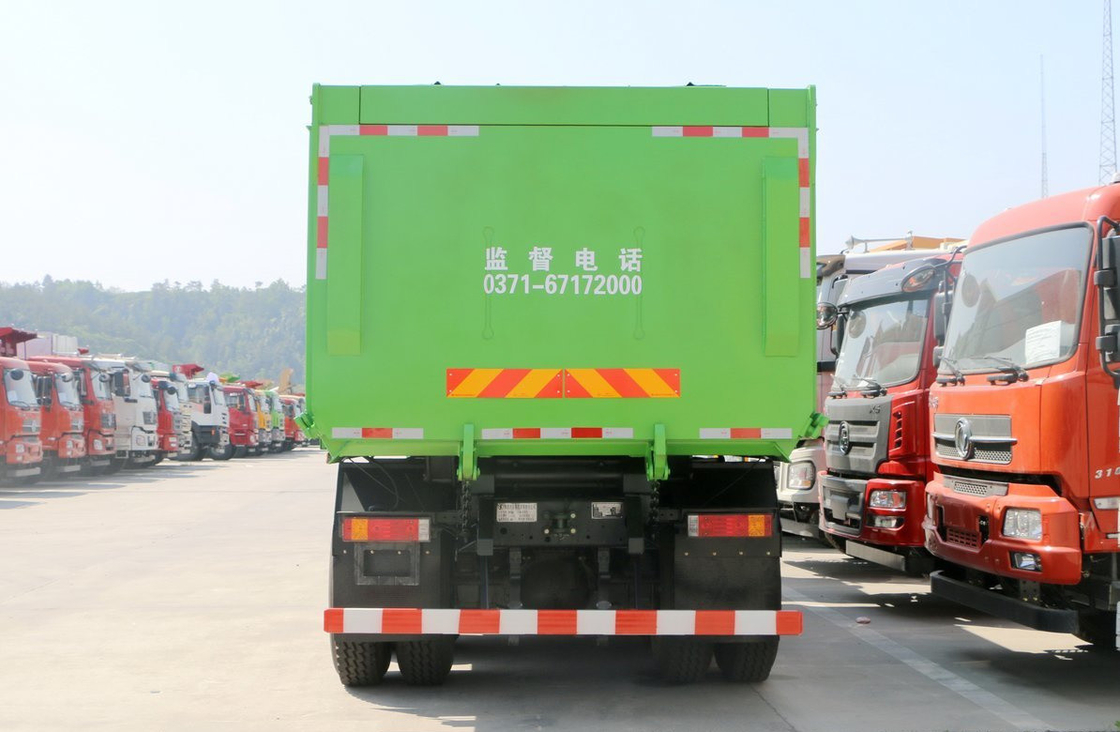 6*4 Camion à ordures 30 tonnes Nouveau carburant énergétique GNL Shacman F3000 Single Sleeper 10 roues 380 ch