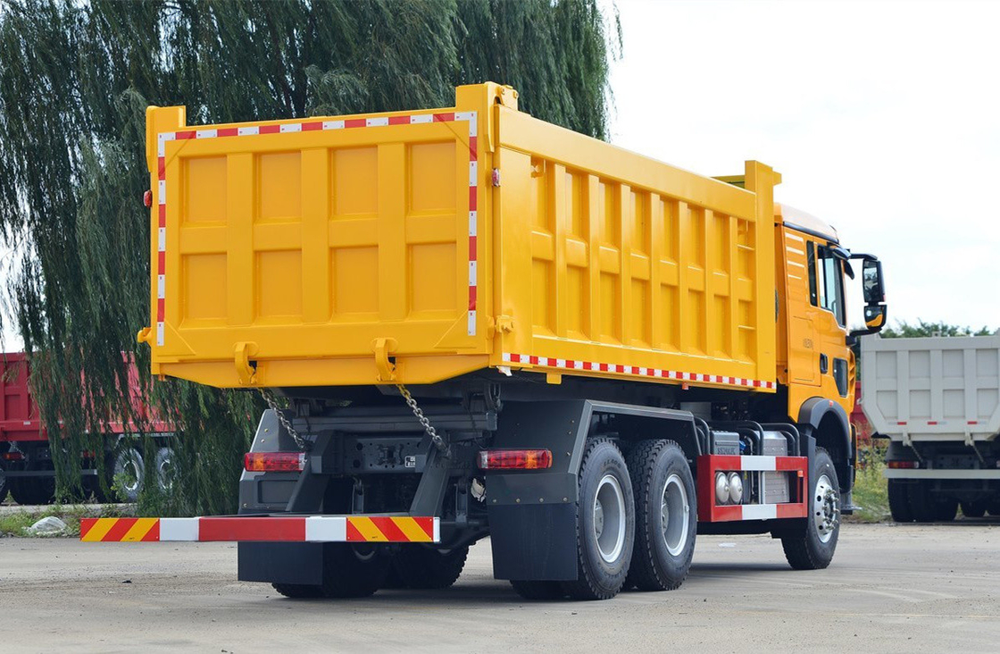 10 pneus d'occasion camion à bascule 6,3 mètres boîte 400 chevaux Howo TX7 élévation avant 12 vitesses manuel